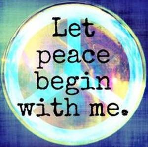 Let Peace Begin with Me